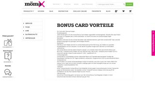 
                            8. Bonus Card Vorteile mömax