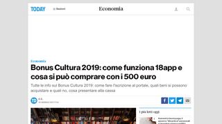 
                            5. Bonus Cultura 2019: come funziona 18app e cosa si può comprare ...