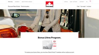 
                            9. Bonus Litres Program | Petro-Canada