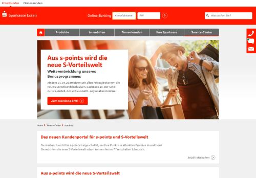 
                            6. Bonusprogramm s-points - Sparkasse Essen