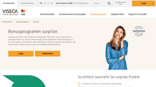 
                            2. Bonusprogramm surprize - überraschend belohnt | Viseca Card Services