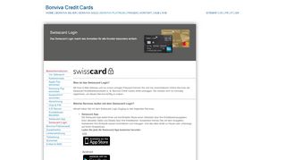 
                            12. BONVIVA PLATINUM - Swisscard Login