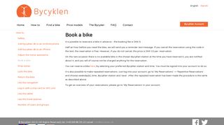 
                            8. Book a bike By- & Pendlercyklen - Bycyklen