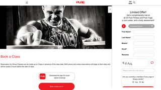 
                            1. Book a Class - Pure Fitness
