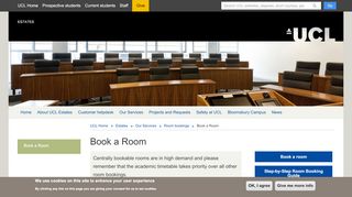 
                            12. Book a Room | Estates - UCL - London's Global University