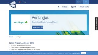 
                            4. Book Aer Lingus flights and collect Avios | Collect | Avios