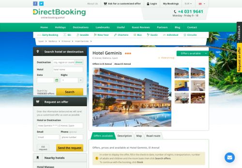 
                            10. Book at Hotel Geminis, El Arenal, Mallorca, Spain - Direct Booking