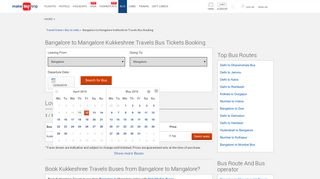 
                            7. Book Bangalore to Mangalore Kukkeshree Travels Bus Tickets Online ...