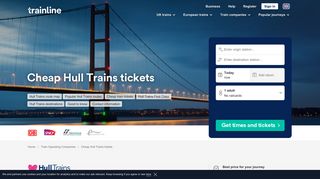 
                            4. Book Cheap Hull Trains Tickets | Routes and Destinations | Trainline