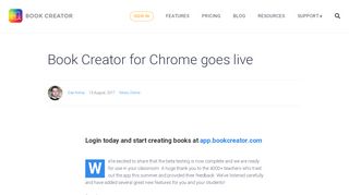 
                            4. Book Creator for Chrome goes live - Book Creator app