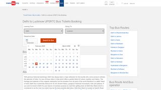 
                            8. Book Delhi to Lucknow UPSRTC Bus Tickets Online - Make ...