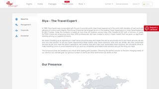 
                            10. Book Flight Tickets, Hotels and Holiday Packages Online ... - Riya Travel