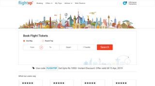 
                            2. Book Flight Tickets Online on Flightxp™ Official Site | flightxp.com