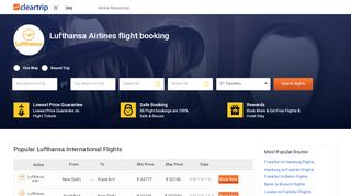 
                            12. Book Lufthansa flight tickets & get up to ₹15,000 cashback - Cleartrip