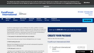 
                            4. Book Now | FundForum International - KNect365 Finance