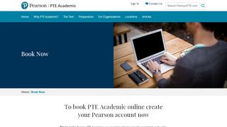 
                            1. Book Now | PTE Academic