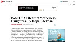 
                            9. Book Of A Lifetime: Motherless Daughters, By Hope Edelman | The ...