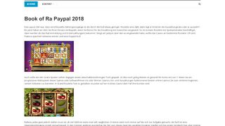 
                            11. Book of Ra Paypal 2018 - 1.000 Euro Anmeldebonus - Harrys Corner