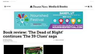 
                            8. Book review: 'The Dead of Night' continues 'The 39 Clues' saga ...