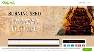 
                            9. Book tickets for Burning Seed 2018 | Quicket