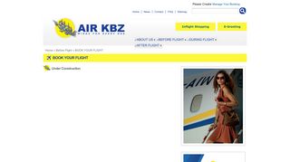 
                            3. BOOK YOUR FLIGHT | Air KBZ