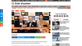 
                            12. Bookassist scoops world's top technology provider award | Irish ...