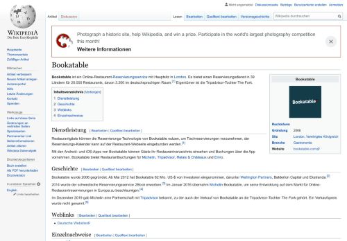 
                            9. Bookatable - Wikipedia