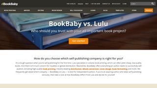 
                            7. BookBaby vs Lulu | lulu.com reviews | Compare BookBaby to Lulu