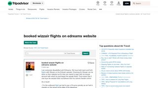 
                            13. booked wizzair flights on edreams website - Air Travel Forum ...