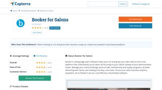 
                            11. Booker for Salons Reviews and Pricing - 2019 - Capterra