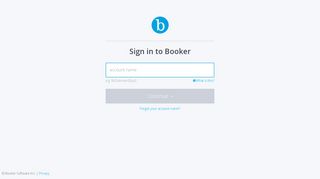 
                            1. Booker | Sign in
