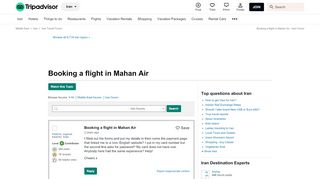 
                            10. Booking a flight in Mahan Air - Iran Forum - TripAdvisor