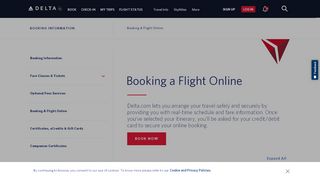 
                            5. Booking a Flight Online : Delta Air Lines