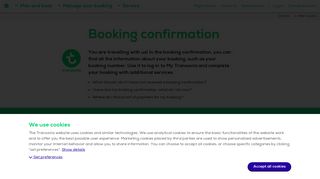 
                            12. Booking Confirmation - Transavia