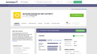 
                            9. Booking Engine by Net Affinity Reviews - Ratings ... - Hotel Tech Report