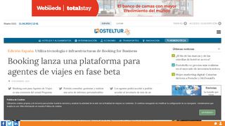 
                            8. Booking lanza una plataforma para agentes de viajes en fase beta ...