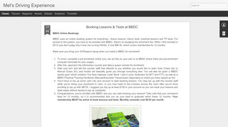 
                            6. Booking Lessons & Tests at BBDC | Mel's Driving Experience