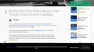 
                            11. Booking Select Star Alliance Reward Travel Through ...