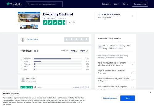 
                            13. Booking Südtirol Reviews | Read Customer Service Reviews of ...