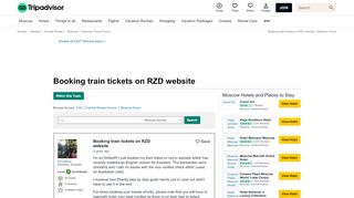 
                            12. Booking train tickets on RZD website - Moscow Forum - TripAdvisor