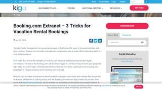 
                            7. Booking.com Extranet - 3 Tricks for Vacation Rental Bookings - Kigo