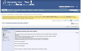
                            7. booking.com Genius nicht mehr existent? - Vielfliegertreff