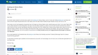 
                            4. booking.com Genius Status - mydealz.de