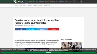 
                            4. Booking.com-Login: Kostenlos anmelden für Hotelsuche und ... - Giga