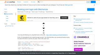 
                            10. Booking.com login with Mechanize - Stack Overflow