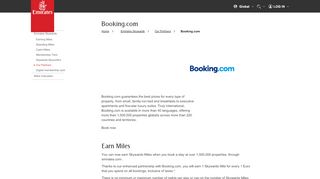 
                            12. Booking.com | Our Partners | Emirates Skywards | Emirates