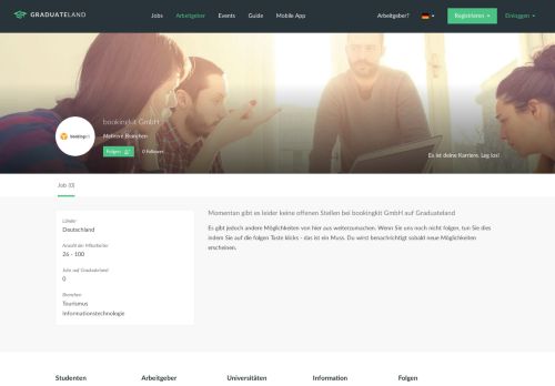 
                            8. bookingkit GmbH - Graduateland