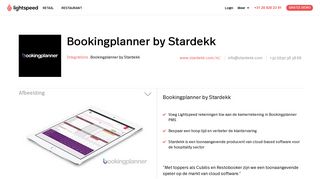 
                            8. Bookingplanner by Stardekk integratie | Lightspeed