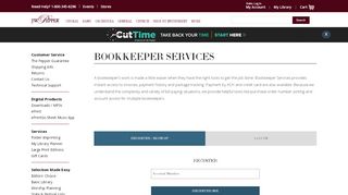 
                            2. Bookkeeper Services | J.W. Pepper Sheet Music