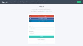 
                            6. Bookmark ICO - Sign In | TrackICO